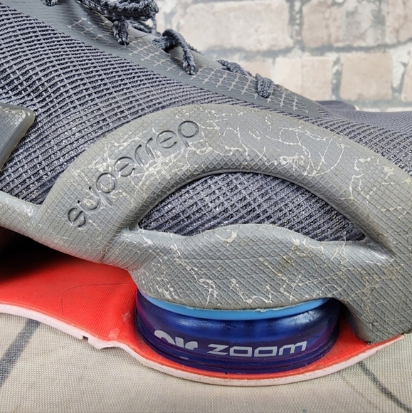 Nike Air Zoom SuperRep 3 Gray Mens Athletic Gym Sneakers Size 10.5 - Picture 7 of 16